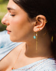 Semi-colon earring