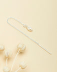 Semi-colon earring