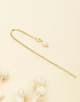 Semi-colon earring