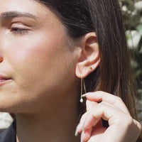 Semi-colon earring